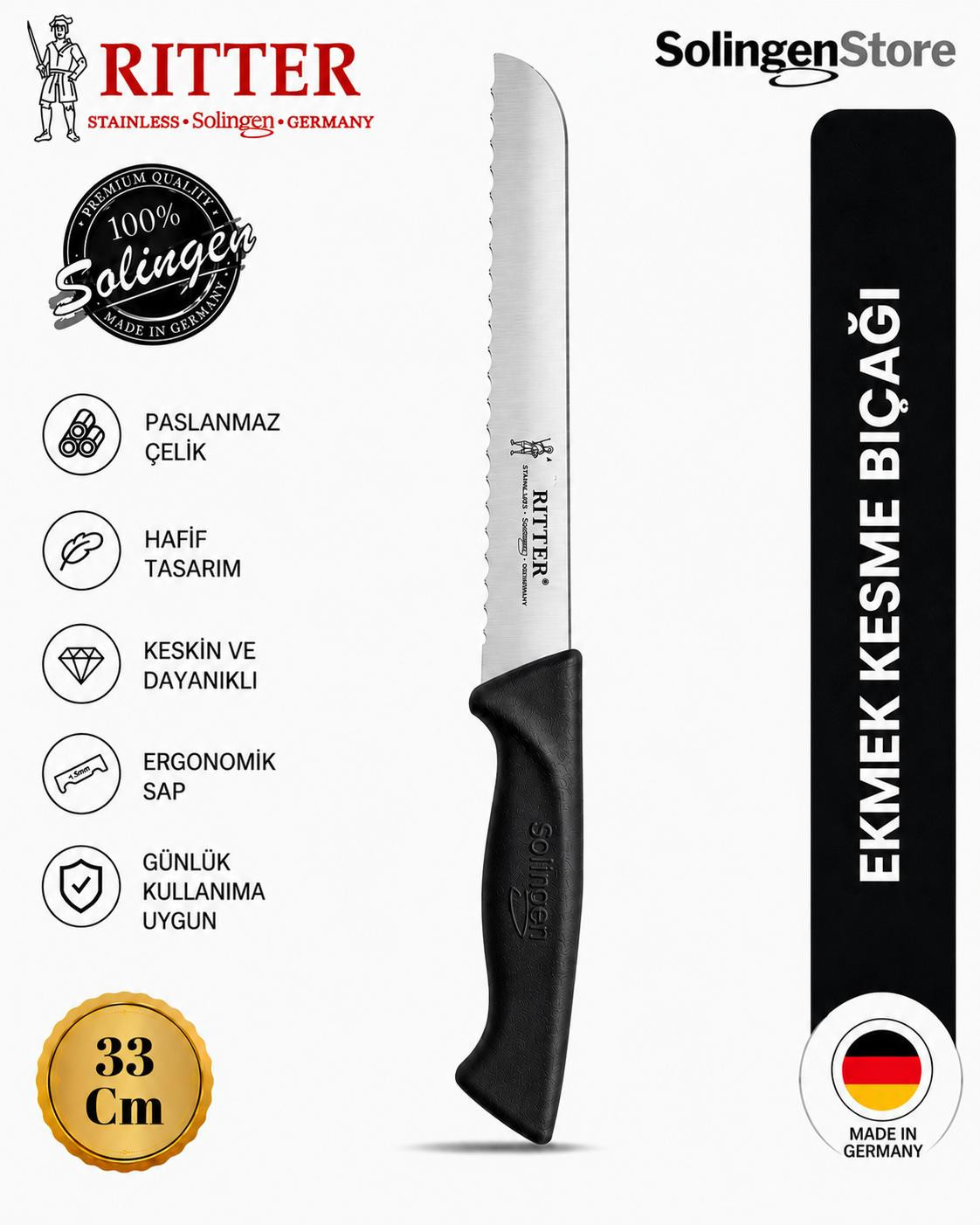 Rıtter Ekmek Bıçağı 33 CM