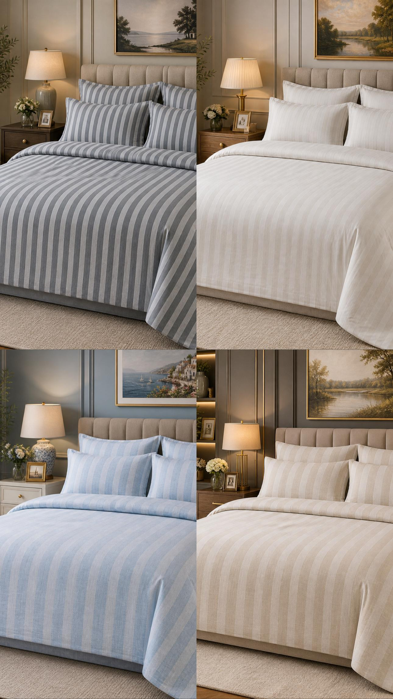 Deluxe Saten Nevresim Takımı Çift Kişilik