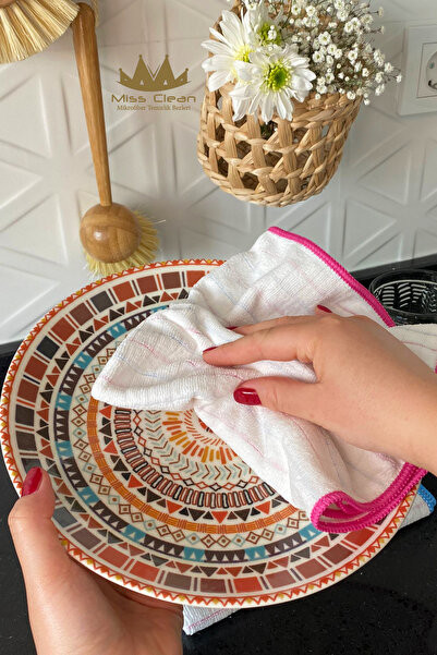 ( 3 Adet ) Sihirli Mikrofiber Kurulama Bezi 40/ 60 Cm Leke Tutmaz Koku Yapmaz