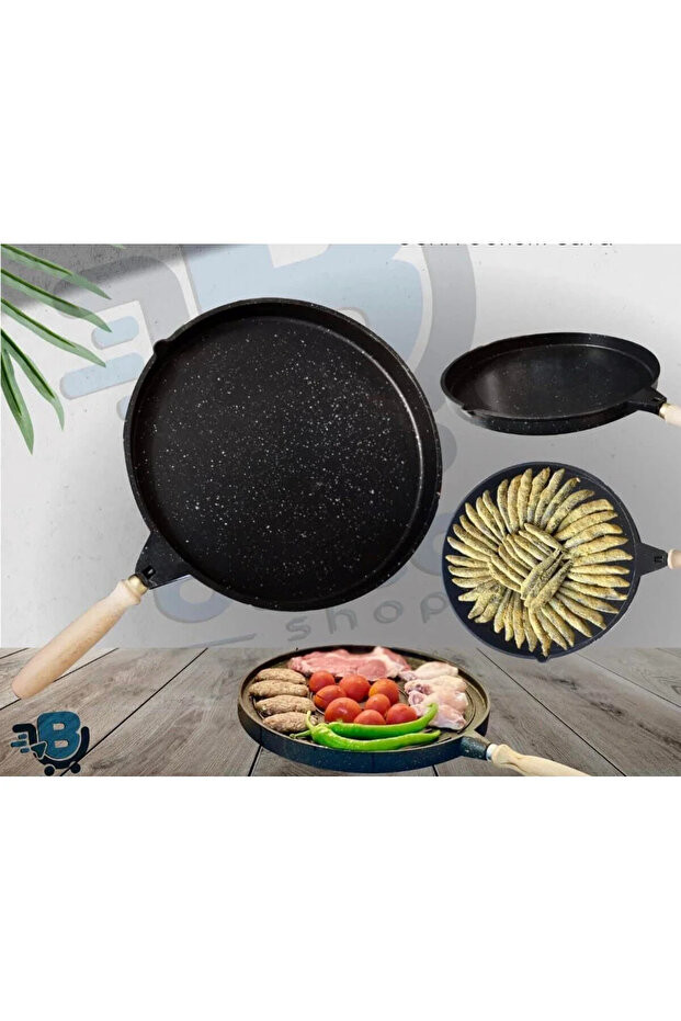 Hamarat Döküm 36 Cm Derin Gözleme Pizza Balık Tavası