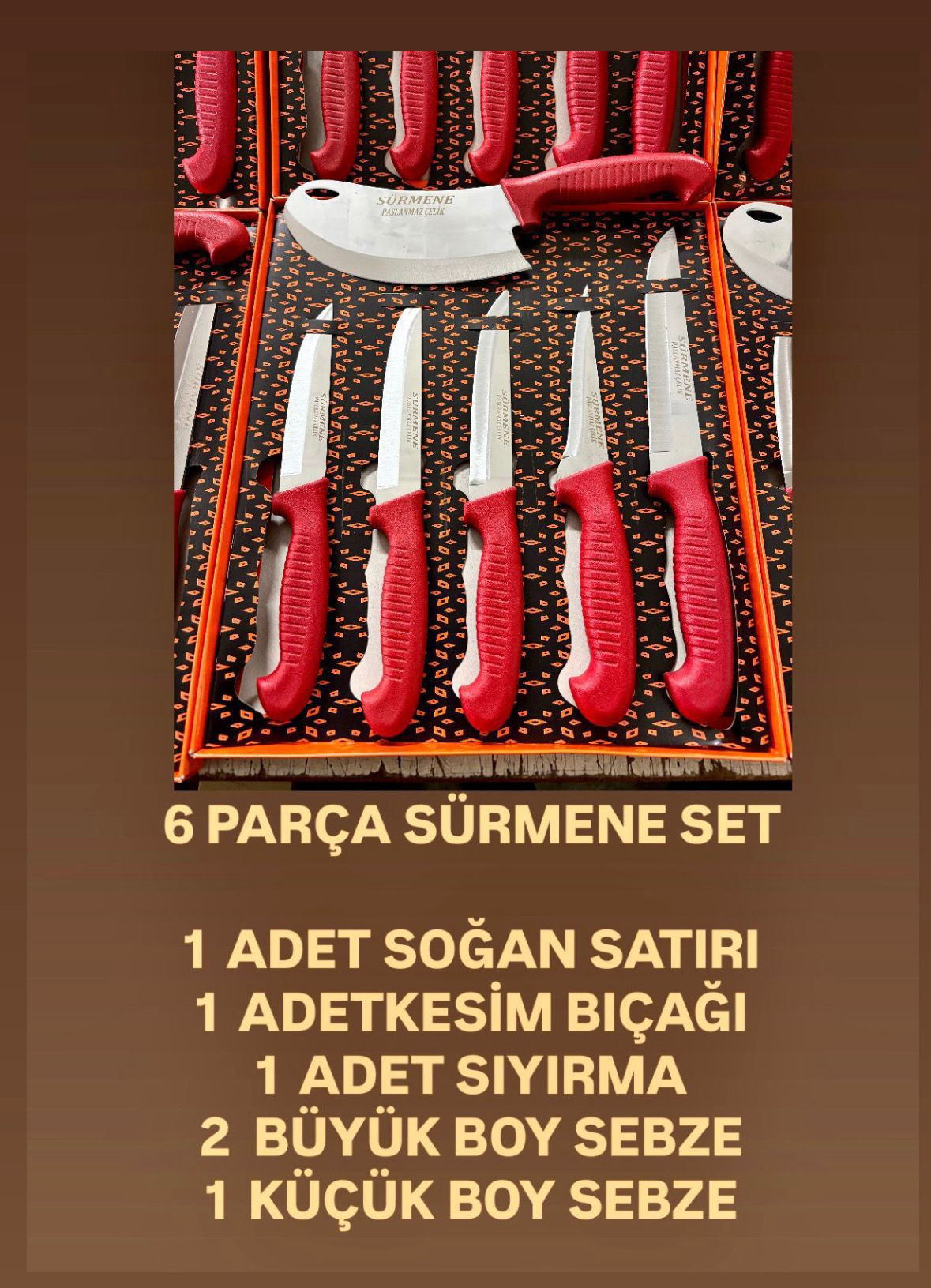 KASAP SERİSİ ( 6 PARÇA )